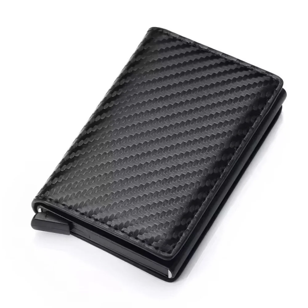 RFID Wallet with Spring Loaded Card Holder